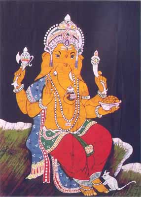Batik Paintings of Ganesha