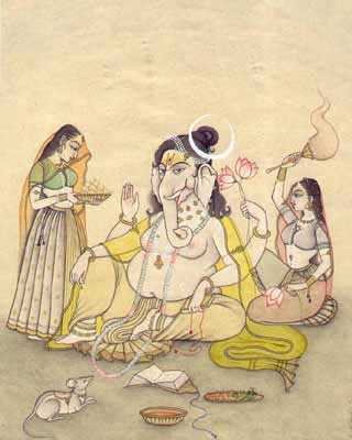 Ganesha with Consort