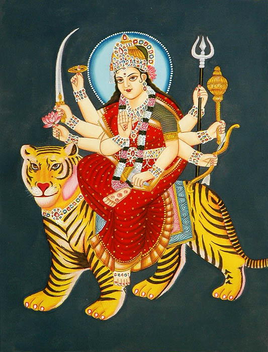 durga. Durga Devi (Sheran Wali Mata)