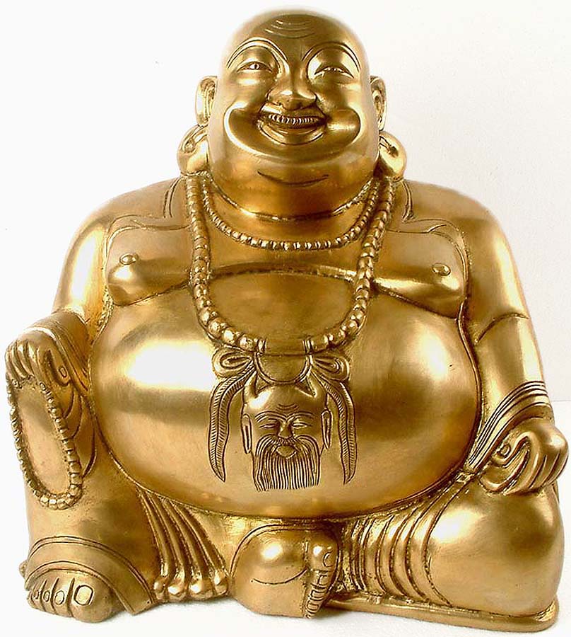 Funny Laughing Buddha Tattoo small tattoo lower stomach - sleeve tattoo