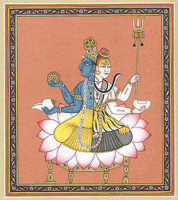 Hari-Hara (A Composite Image Vishnu and Shiva)