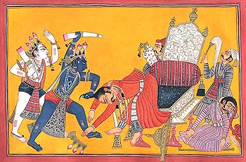 Krishna Killing Kansa
