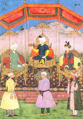Timur with Babur and Humayun