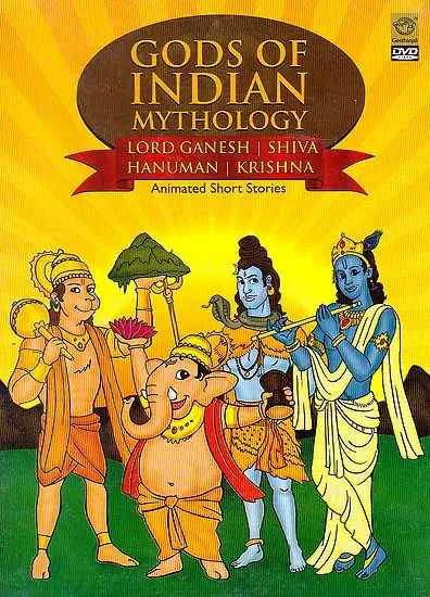 Gods of Indian Mythology (Animated Short Stories) (DVD) | Exotic India Art