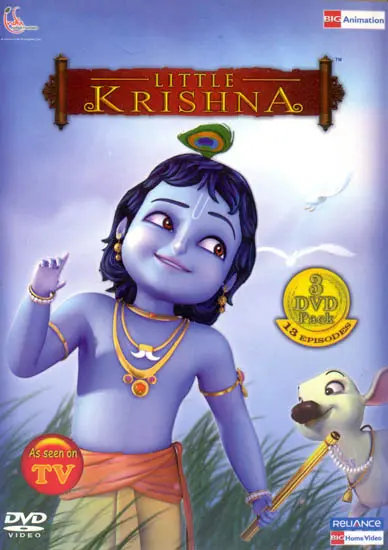 Little Krishna: The Complete Animated TV Series (Set of 3 DVDs) | Exotic  India Art