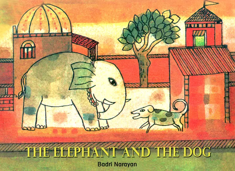 The Elephant And The Dog | Exotic India Art