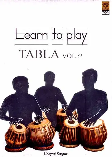 Learn to Play Tabla Vol: 2 (In English) (DVD Video) | Exotic India Art