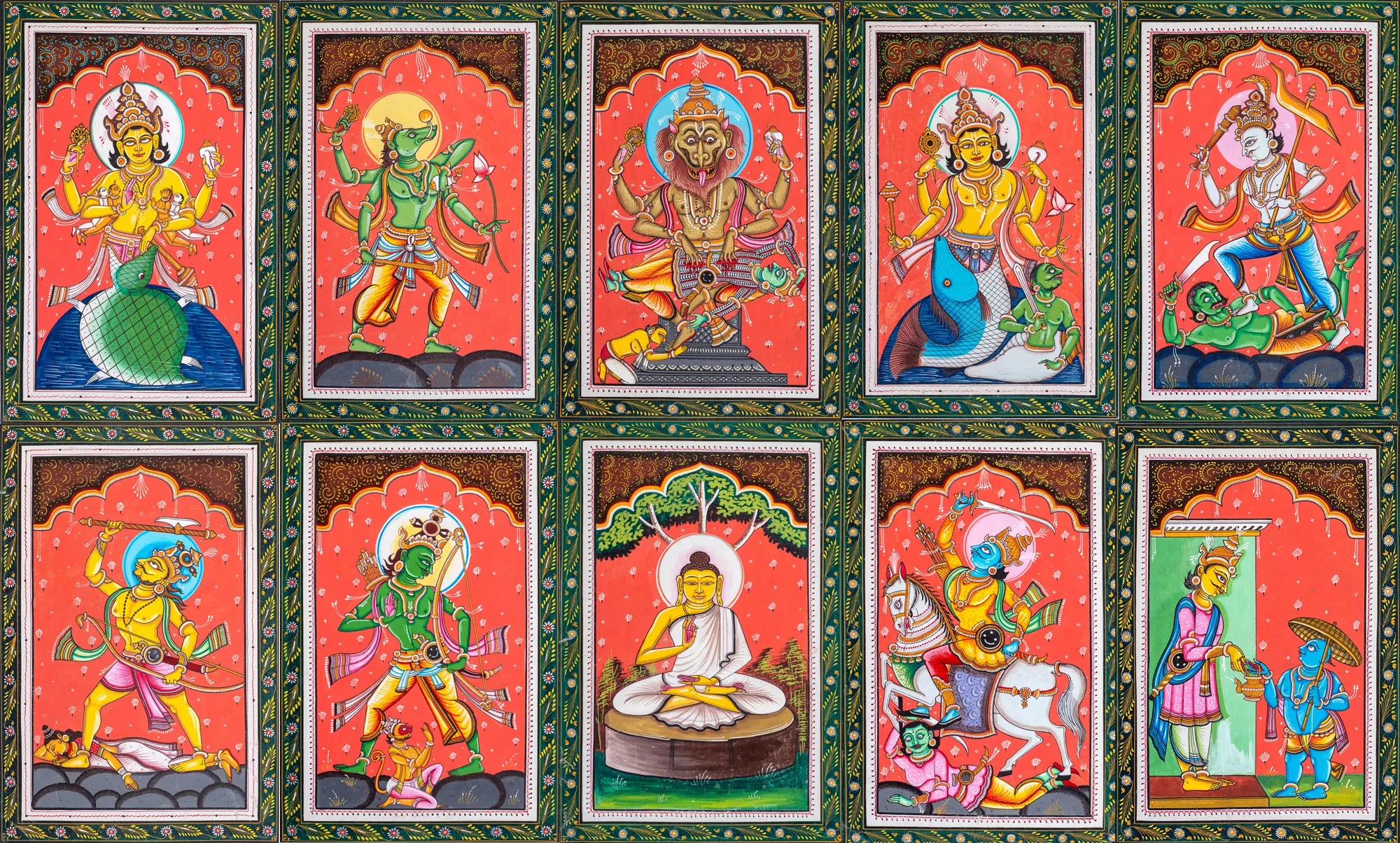Dashavatara List  10 Avatars of Lord Vishnu