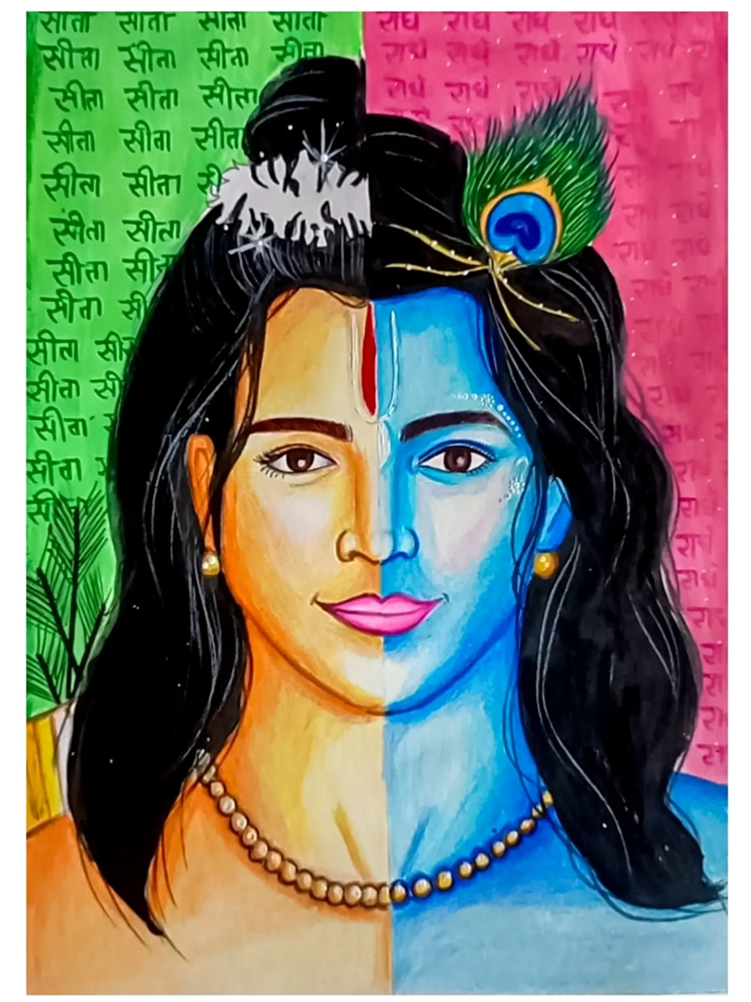 ✏️ my new Pencil drawing of Lord Krishna ✏️ : r/IndiaSpeaks-saigonsouth.com.vn