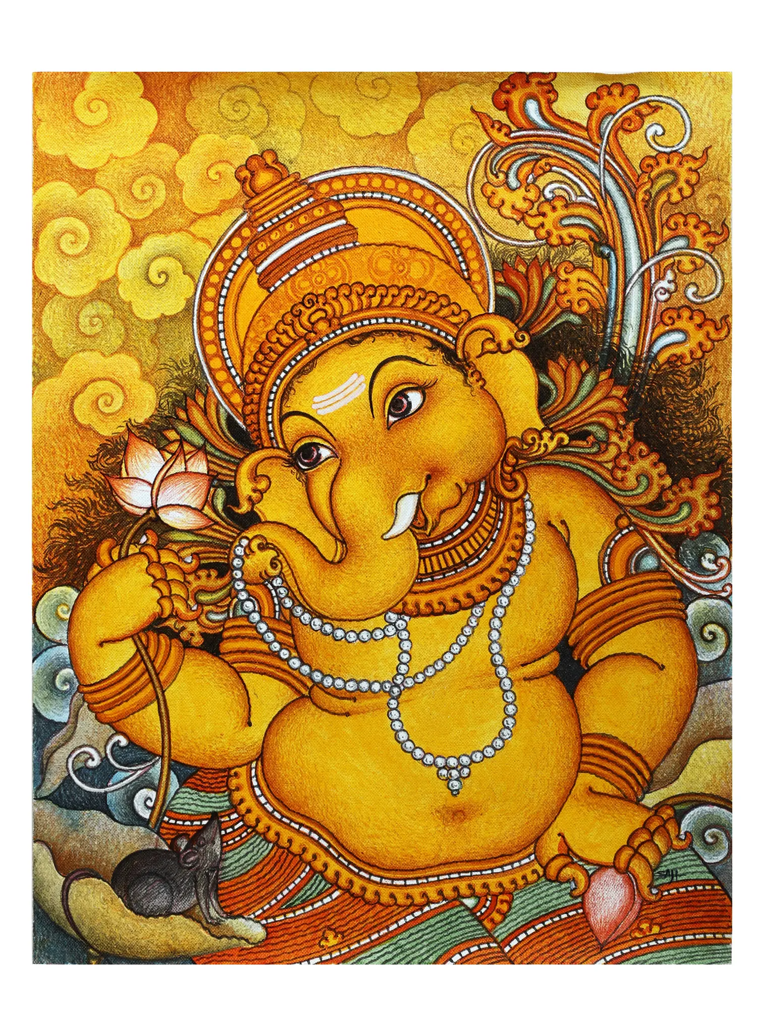Bhagwan Ganesha | Handmade | Exotic India Art