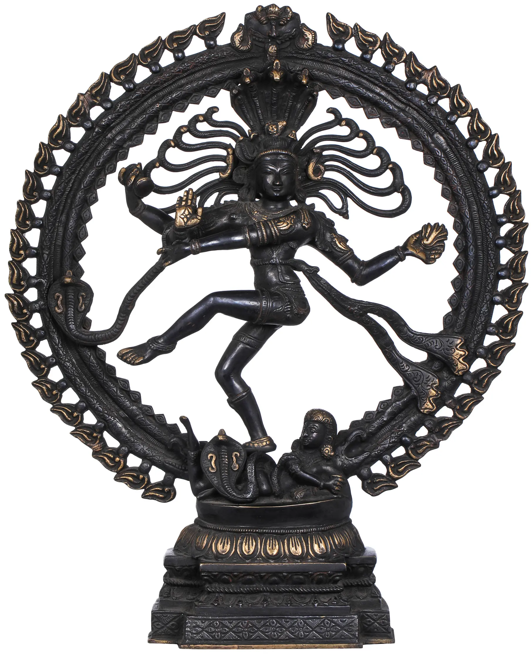 Exotic India Large Nataraja Brass Statue