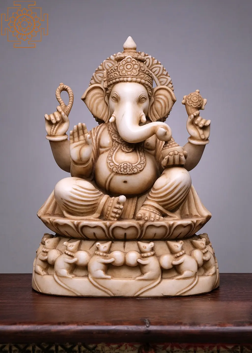 18 Lord Ganesha On Statue, Handmade
